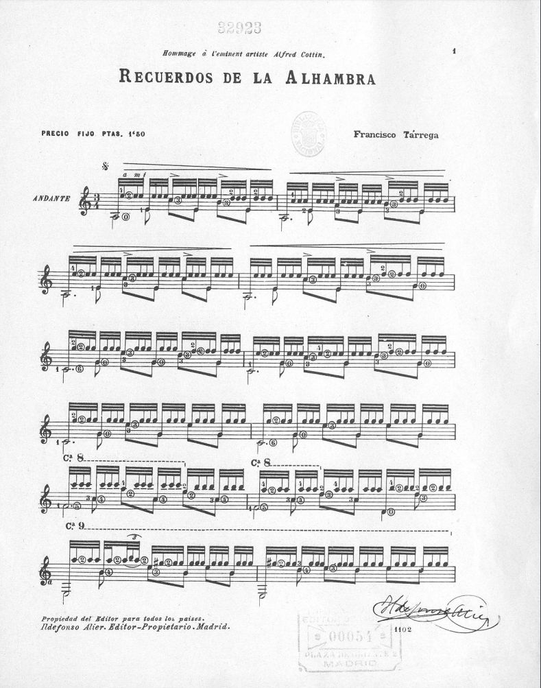 Recuerdos de la Alhambra